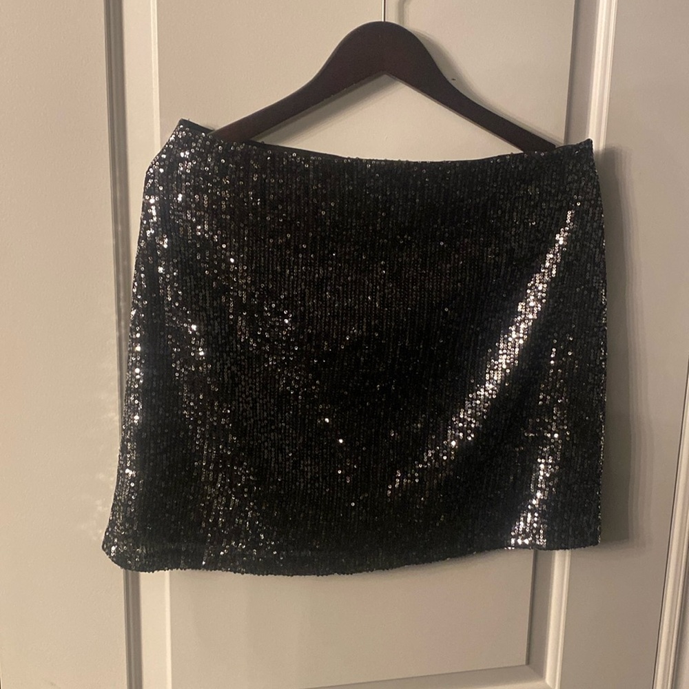 Sparkle Sequin Mini Skirt